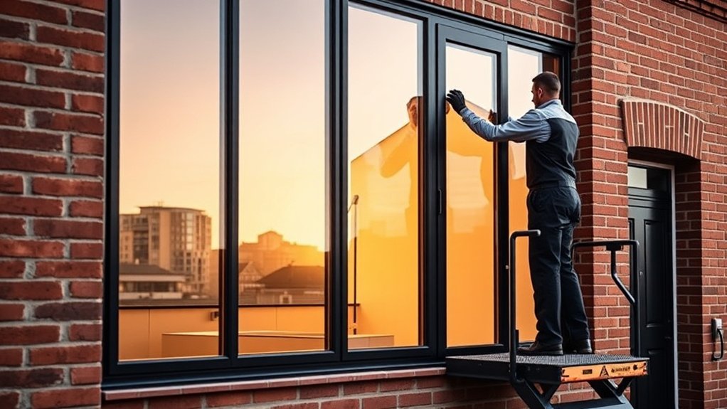 Glazier in Askew Road