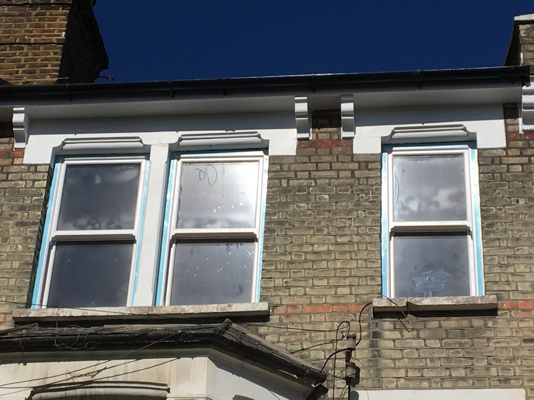 New uPVC sash windows fitted on Victorian terrace in Shepherd's Bush